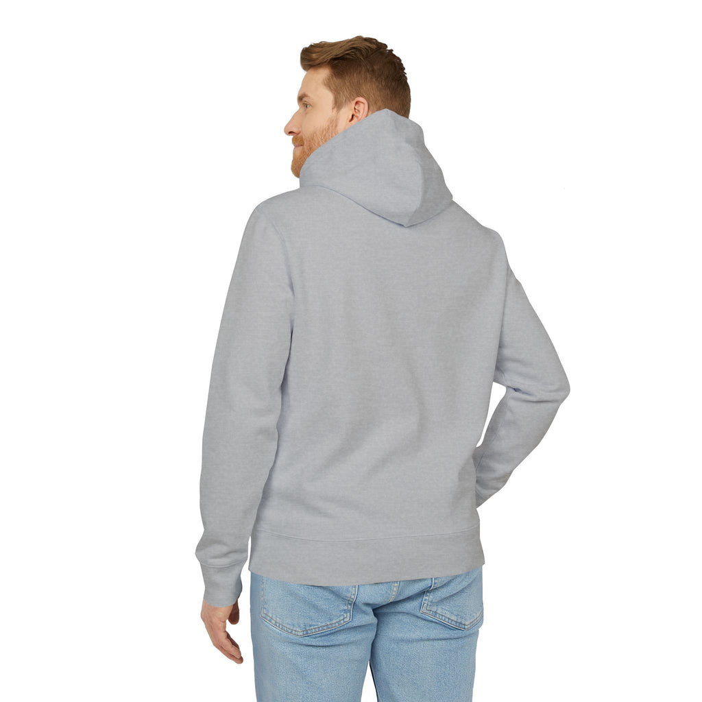 Minimal Monogram JW Hoodie — White Casual Pullover