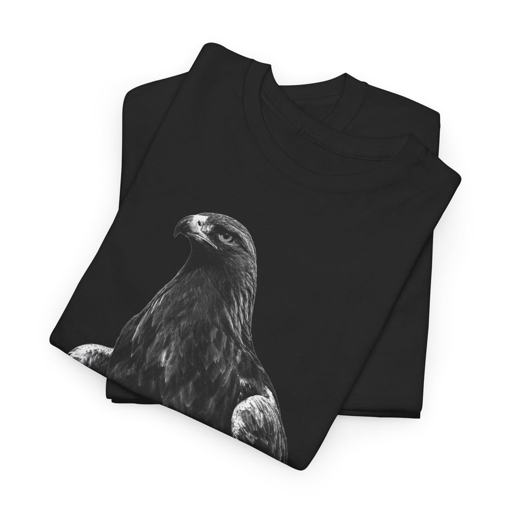 Eagle Illustration Tee — Majestic Black Eagle Graphic T-Shirt