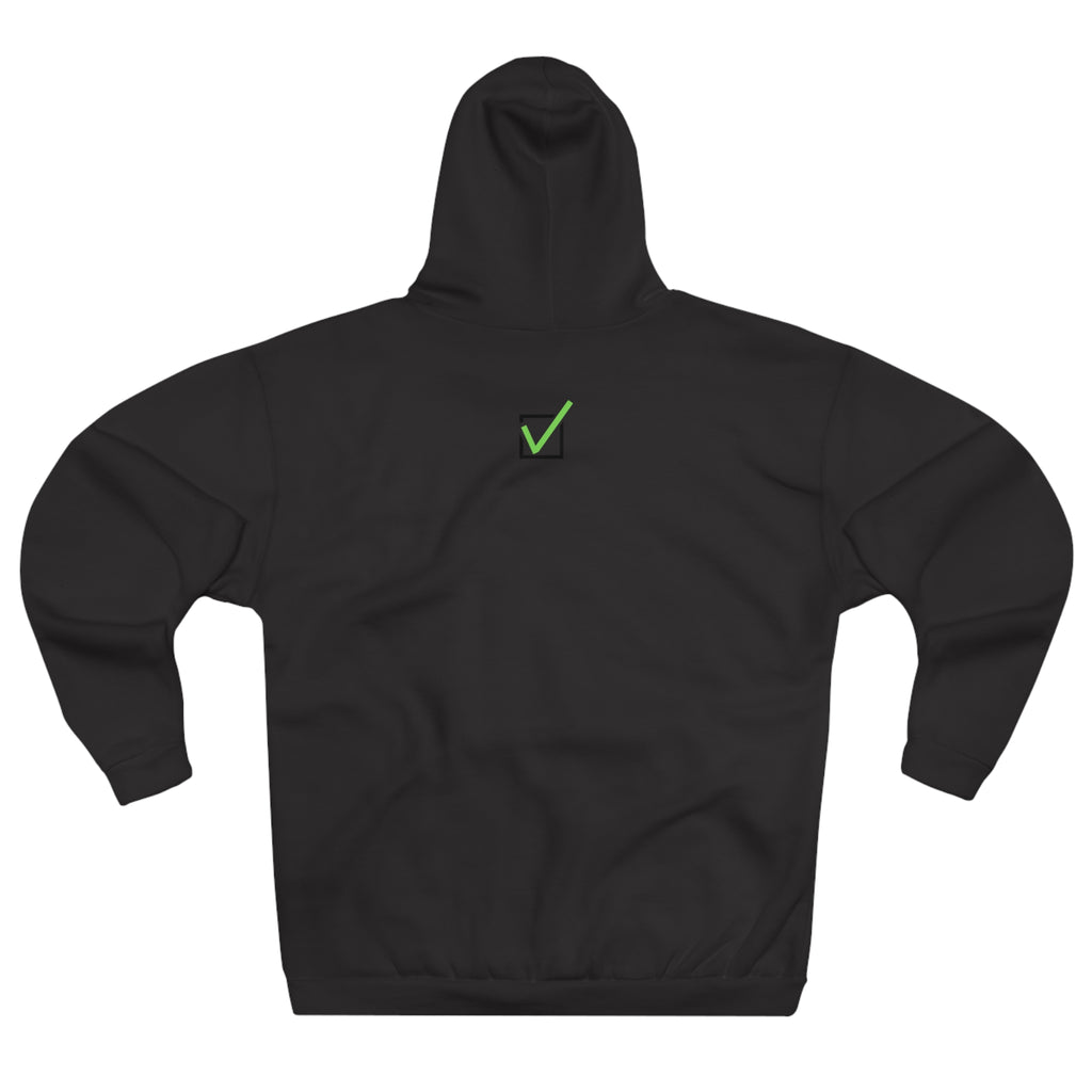 Cat Portrait Hoodie — Cute Folded Cat Face Pullover