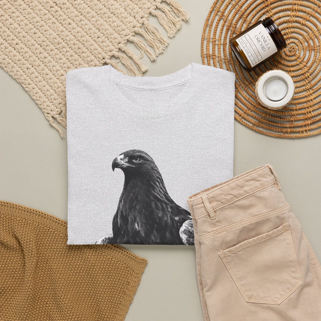 Eagle Illustration Tee — Majestic Black Eagle Graphic T-Shirt