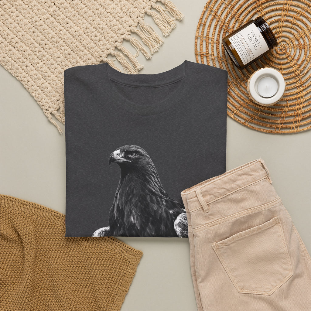 Eagle Illustration Tee — Majestic Black Eagle Graphic T-Shirt