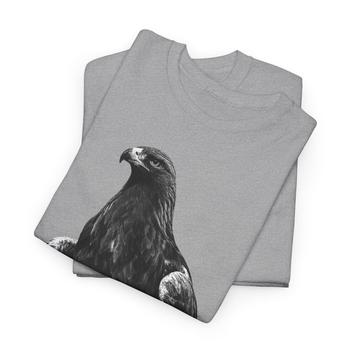 Eagle Illustration Tee — Majestic Black Eagle Graphic T-Shirt