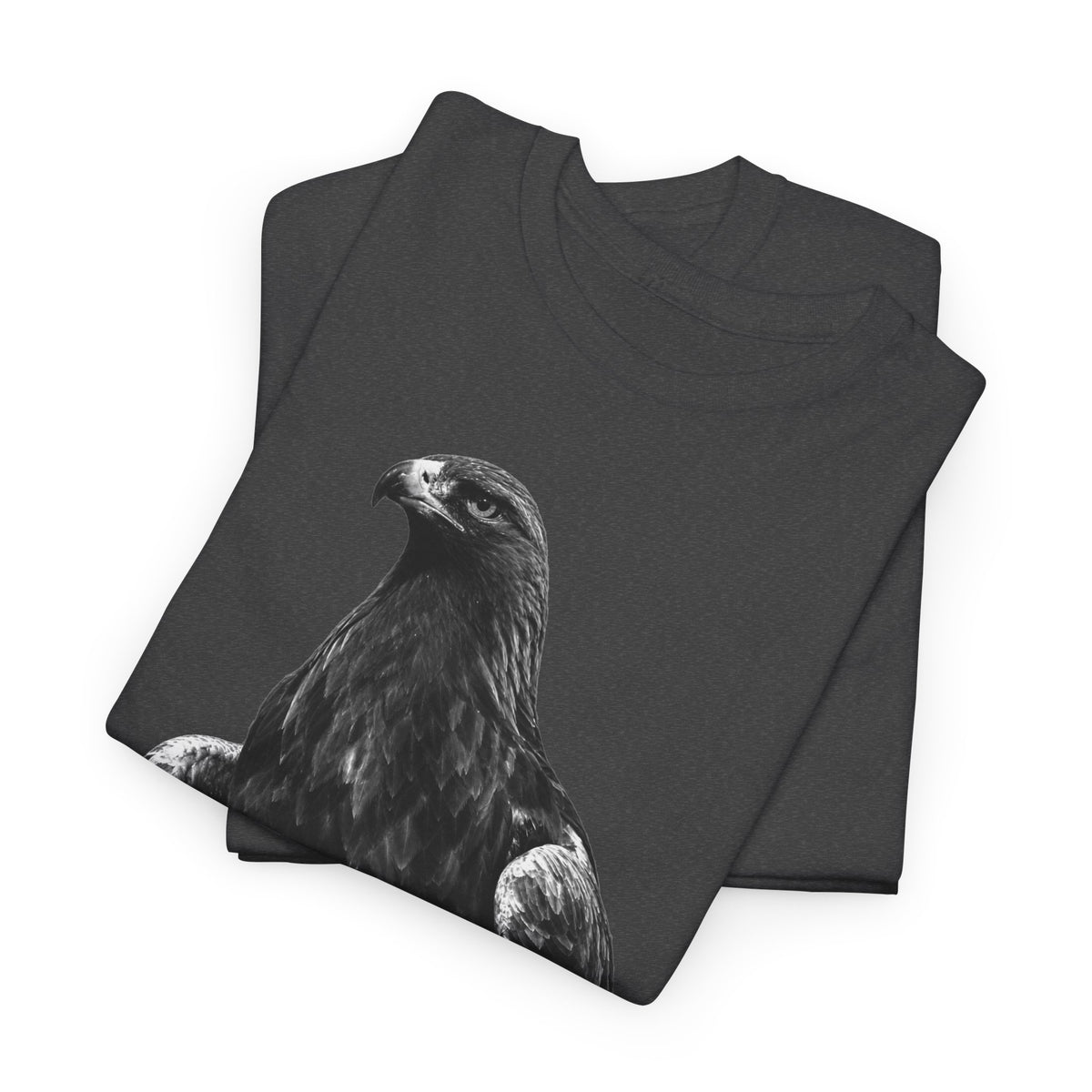 Eagle Illustration Tee — Majestic Black Eagle Graphic T-Shirt