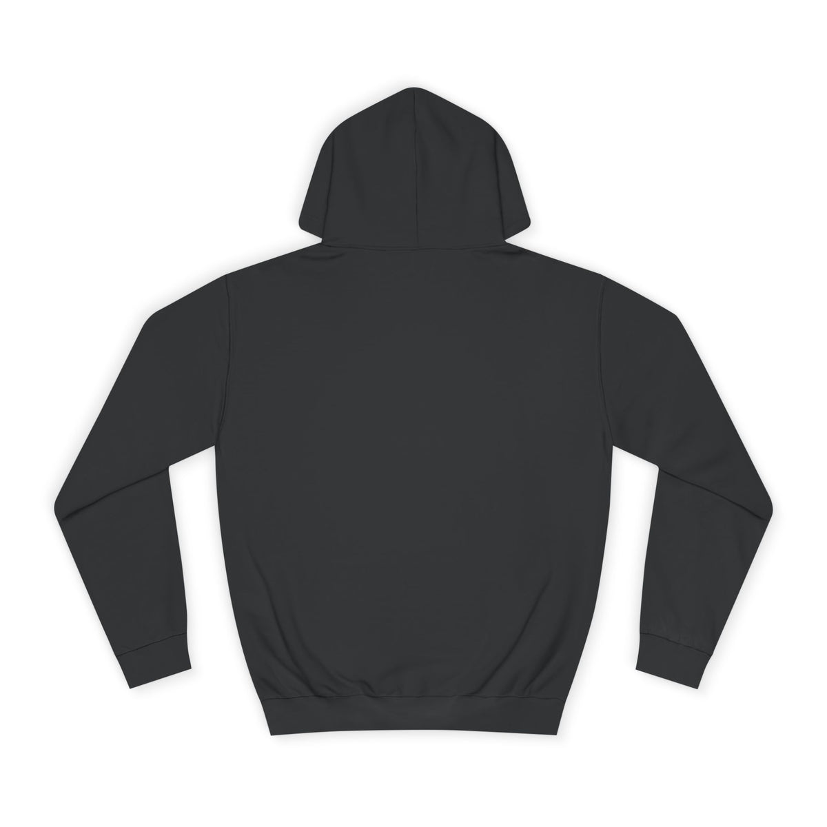 Minimalist White Hoodie with Gold 'Y.S' Chest Logo — Cozy College Style
