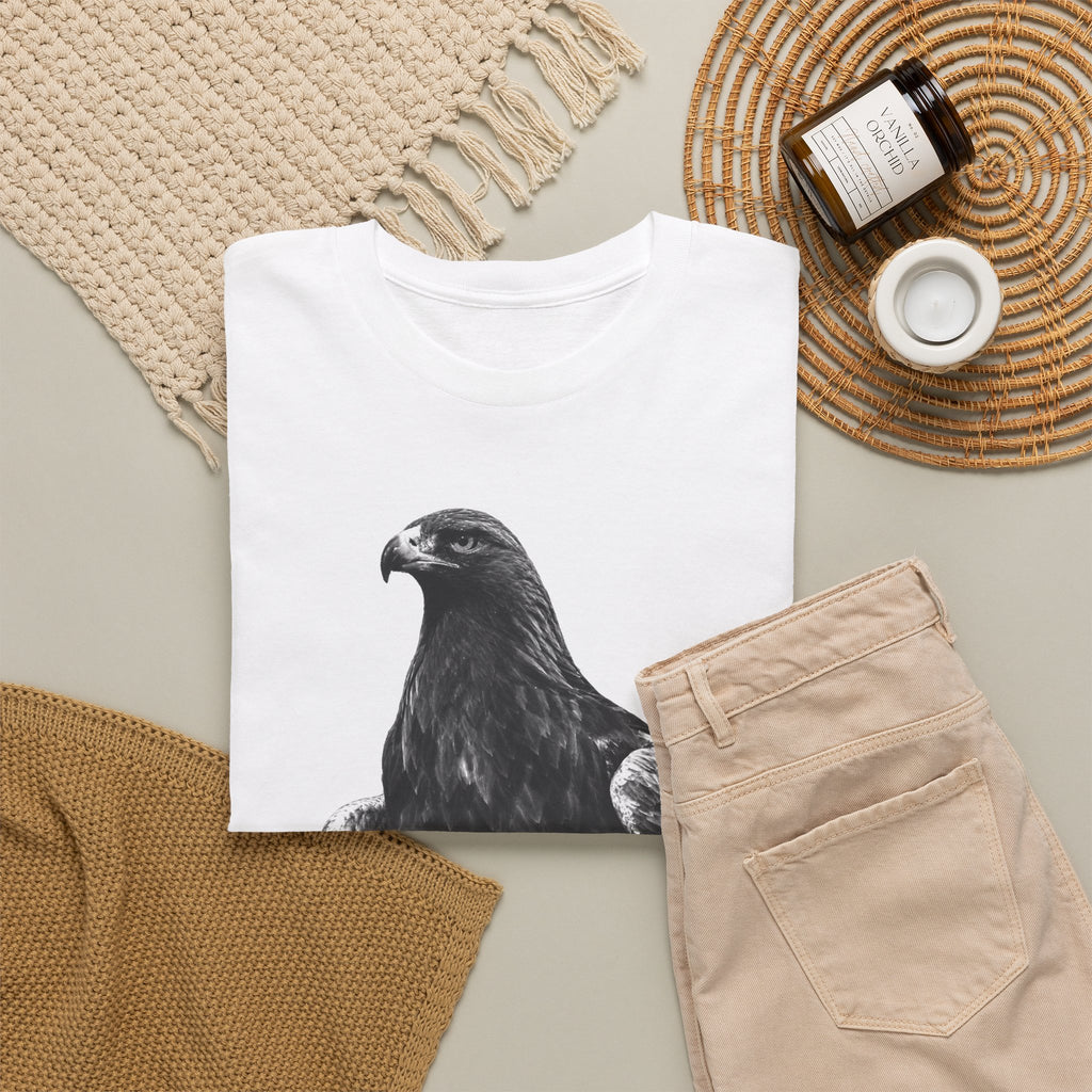 Eagle Illustration Tee — Majestic Black Eagle Graphic T-Shirt