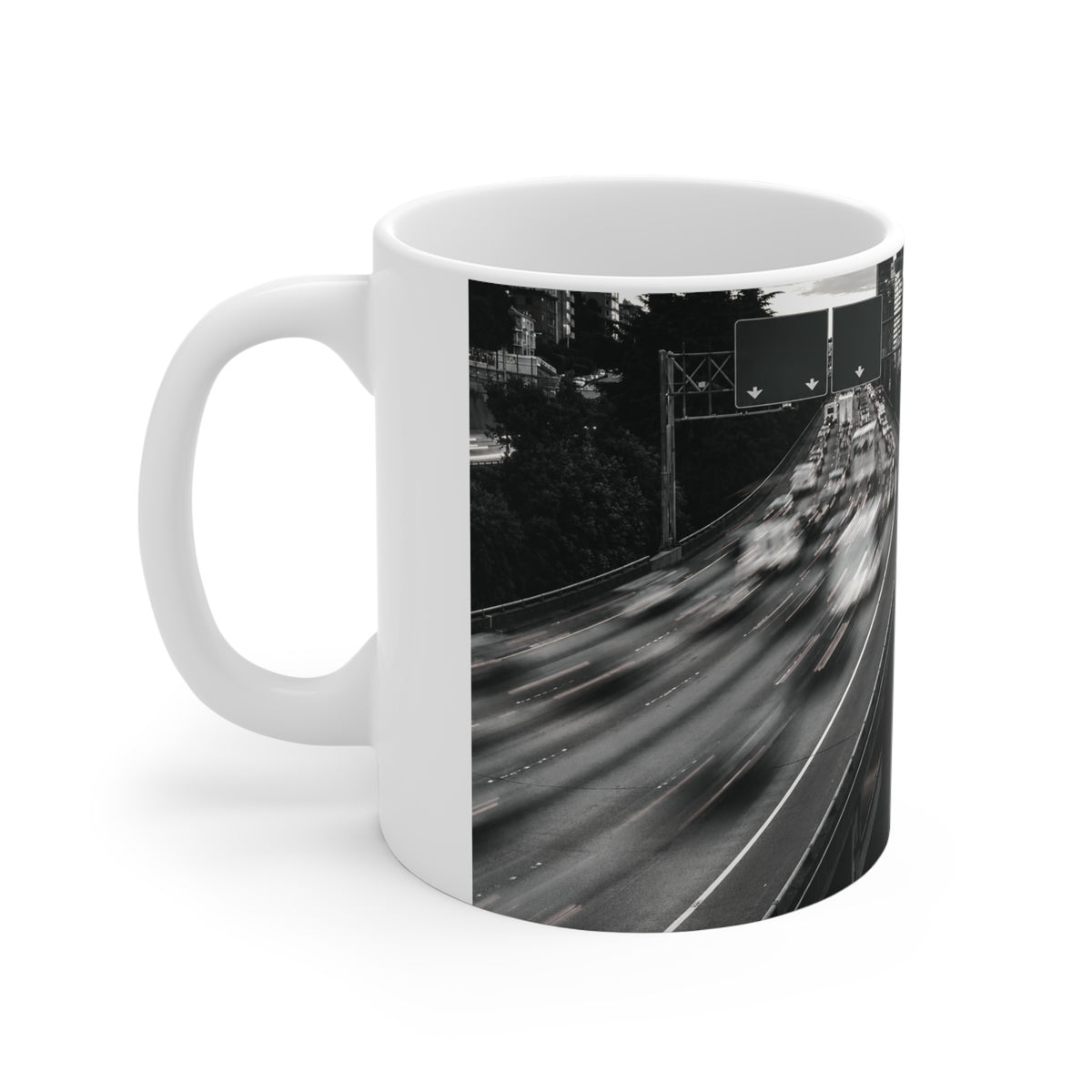 Made for the City Ceramic Mug — Urban Coffee Cup with Cityscape Design