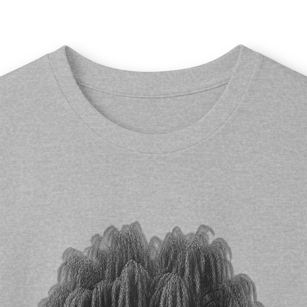 Willow Tree Long Sleeve Tee — Minimal Black Tree Graphic
