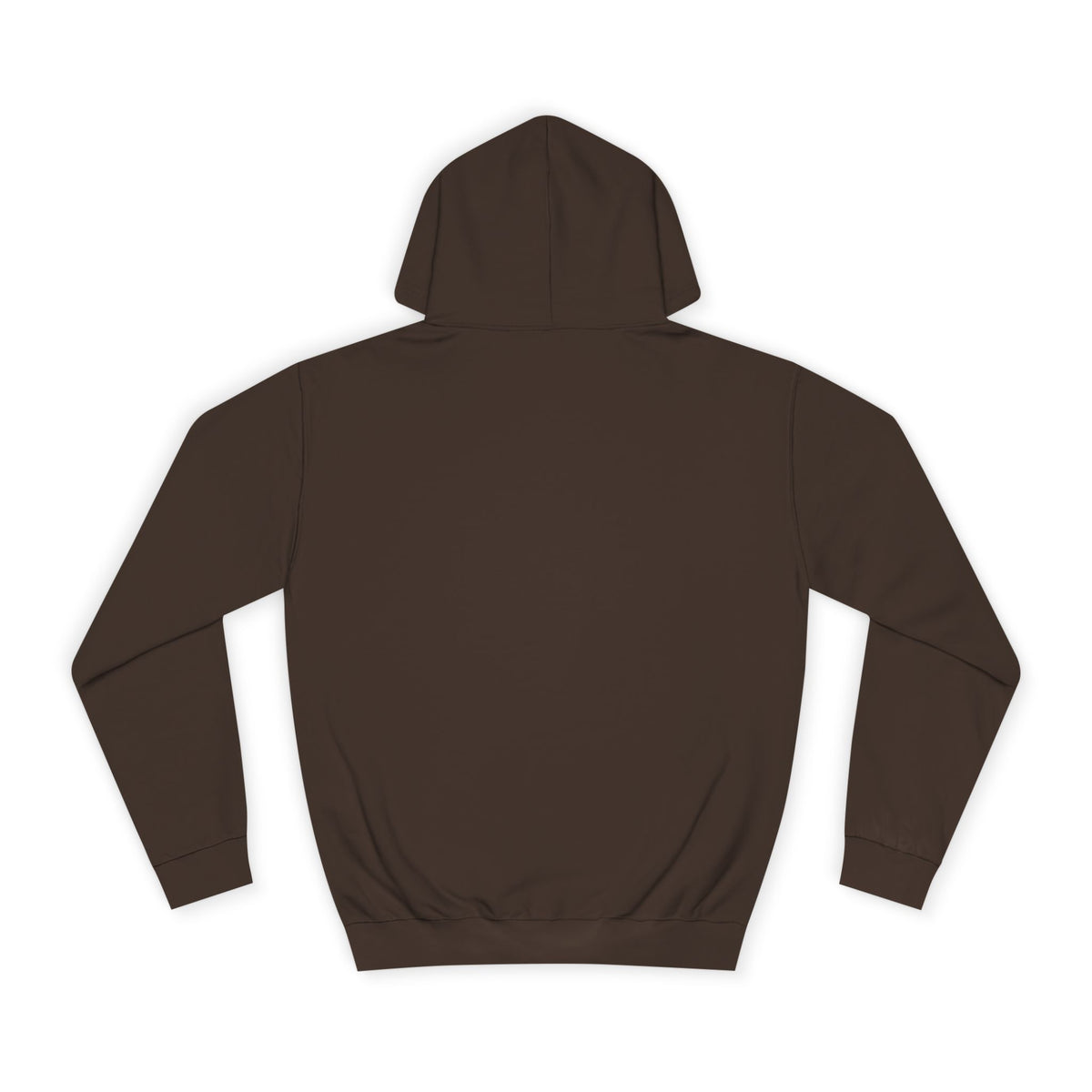 Minimalist White Hoodie with Gold 'Y.S' Chest Logo — Cozy College Style