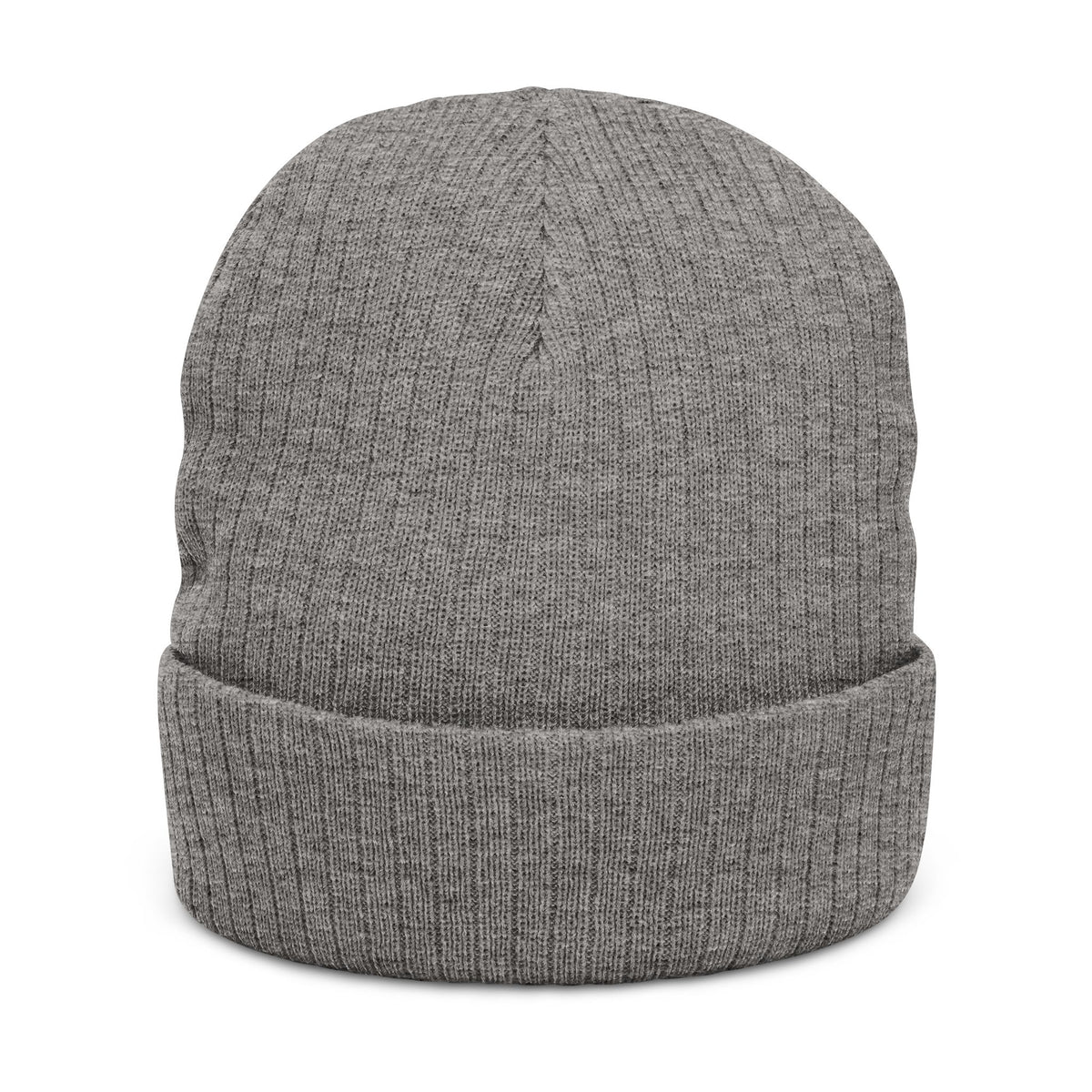 Embroidered Schnauzer Ribbed Knit Beanie — Cozy Dog Lover Winter Hat
