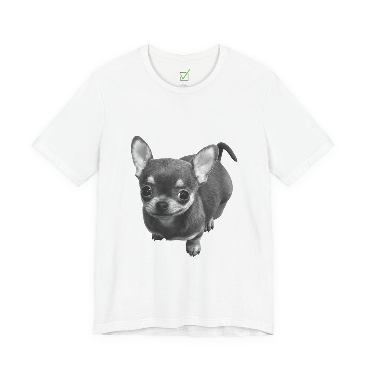 Charming Chihuahua Tee - Cute Small Dog Graphic T-Shirt
