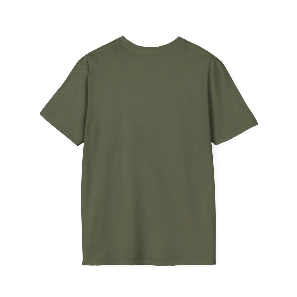 Mountain Meadow Photo T-Shirt — Black & White Nature Landscape Tee