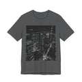 City Nightscape T-Shirt — Black & White Aerial Skyline Tee