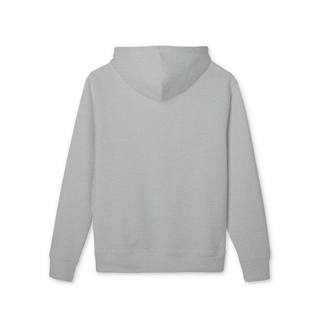Minimal Monogram JW Hoodie — White Casual Pullover