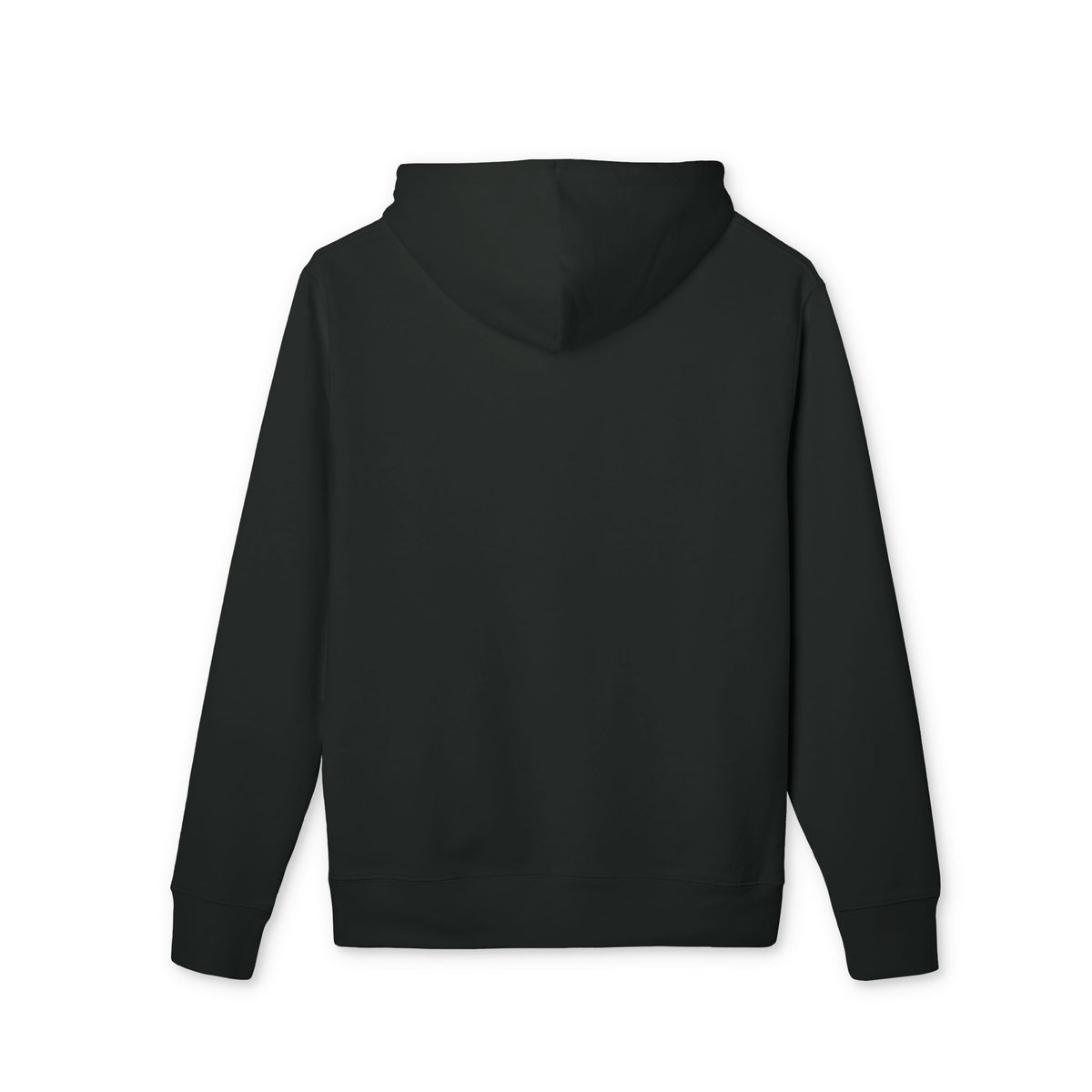 Minimal Monogram JW Hoodie — White Casual Pullover