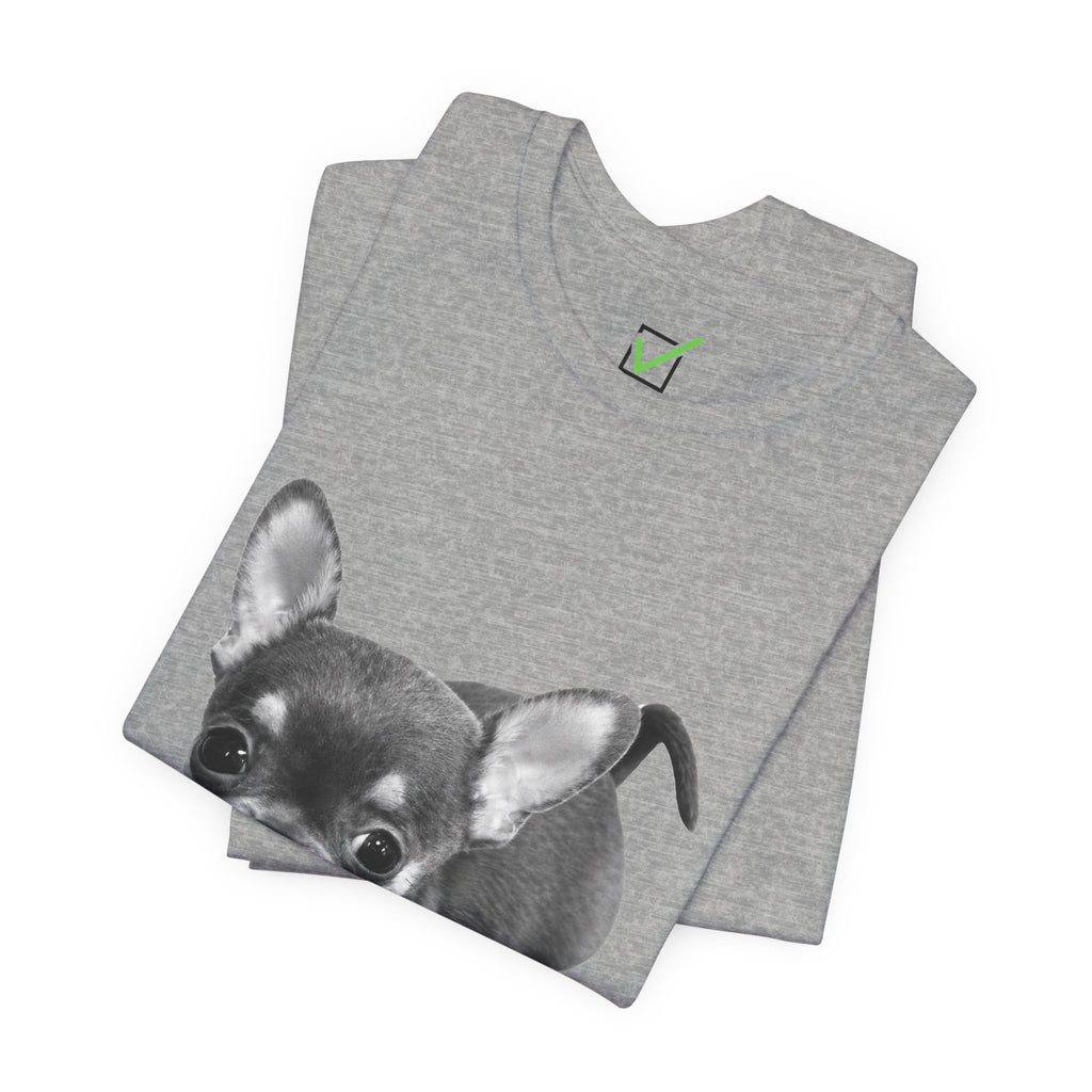 Charming Chihuahua Tee - Cute Small Dog Graphic T-Shirt