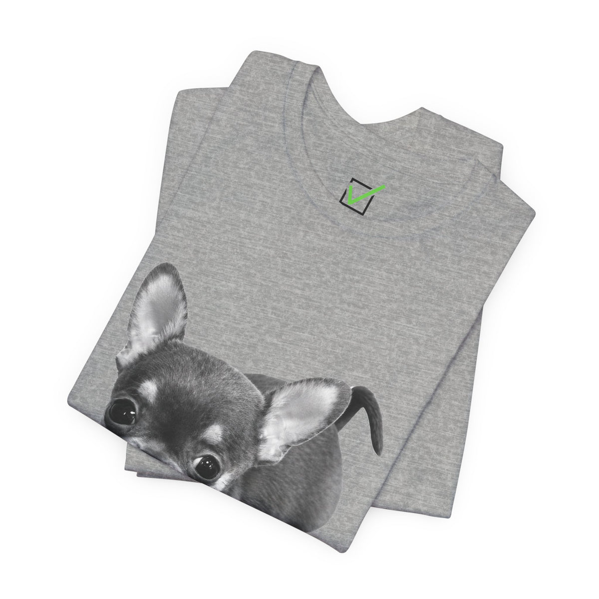 Charming Chihuahua Tee - Cute Small Dog Graphic T-Shirt