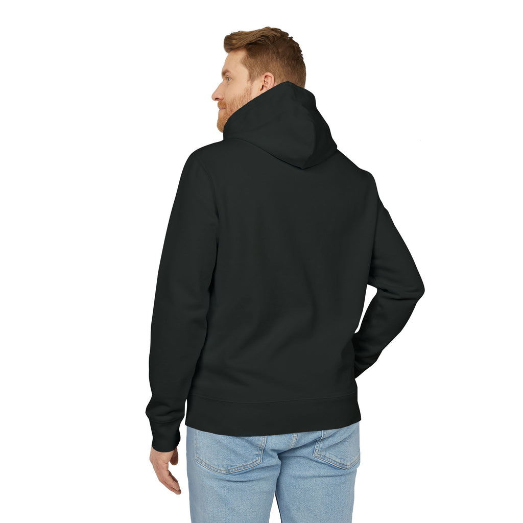 Minimal Monogram JW Hoodie — White Casual Pullover