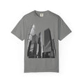 City Skyline T-Shirt — Monochrome Urban Skyscraper Graphic