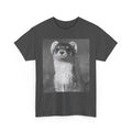 Ferret Portrait T-Shirt — Cute Black & White Animal Tee
