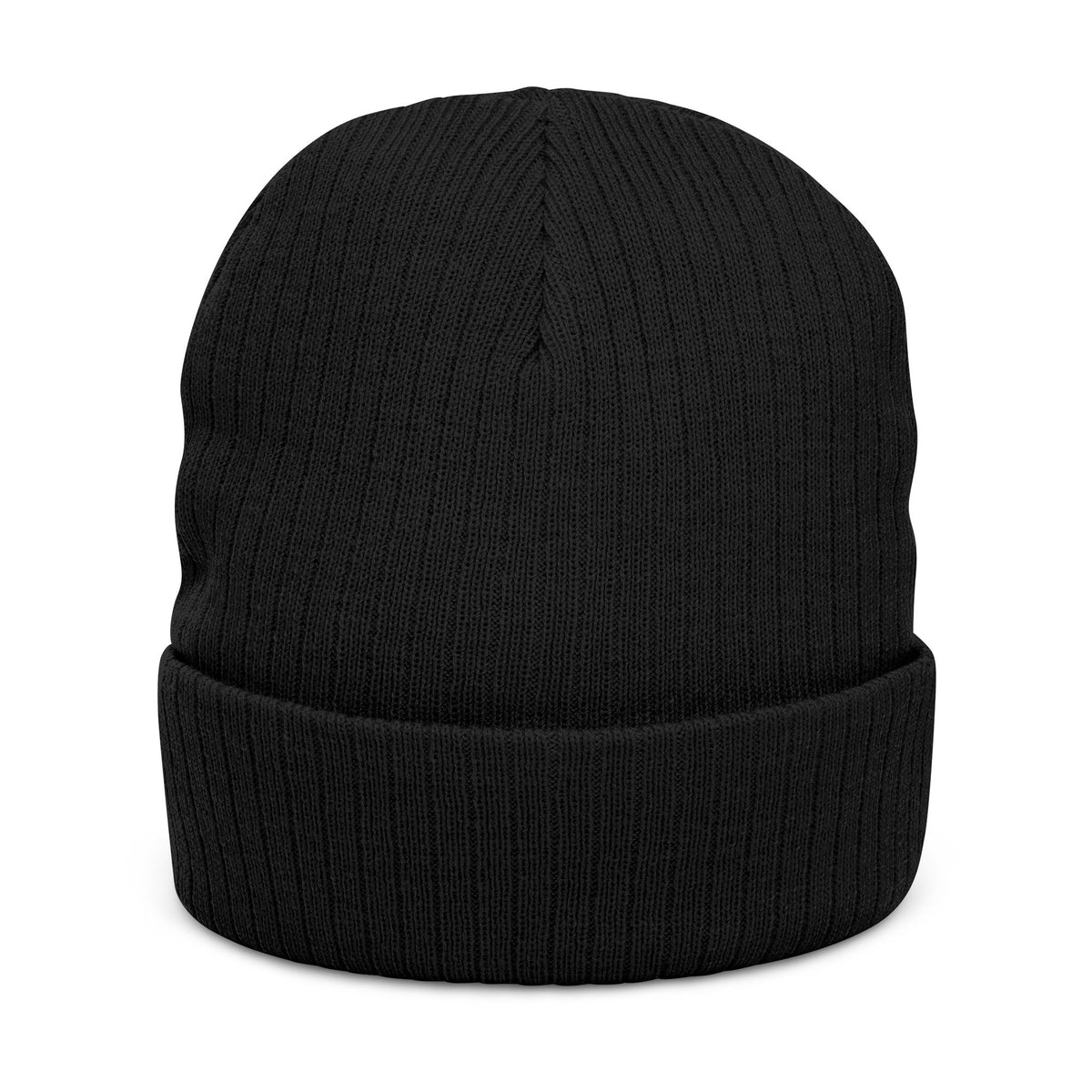 Embroidered Schnauzer Ribbed Knit Beanie — Cozy Dog Lover Winter Hat