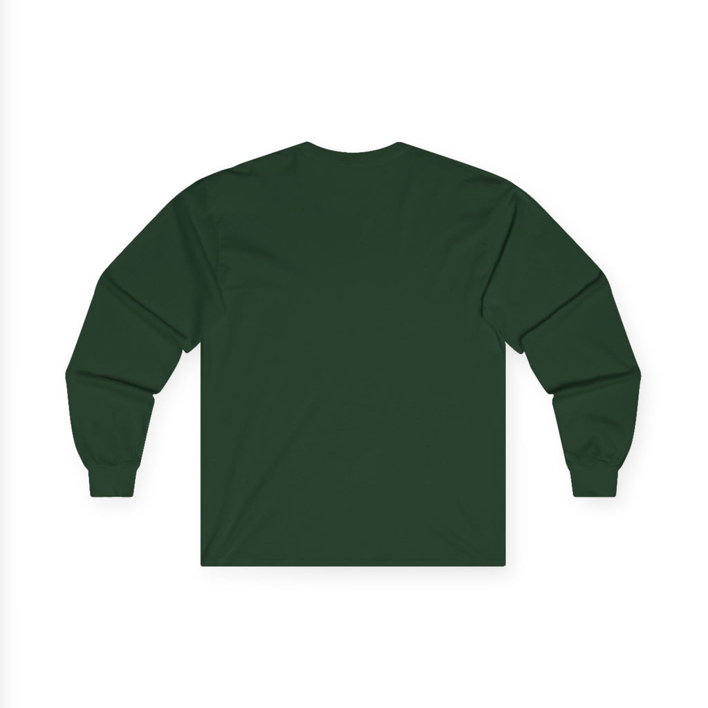 Willow Tree Long Sleeve Tee — Minimal Black Tree Graphic